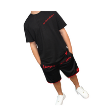 Load image into Gallery viewer, King J Shorts - Black/Red