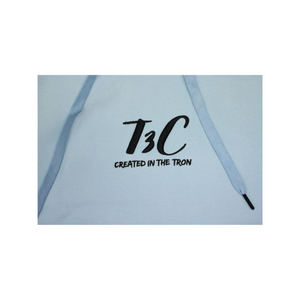 T3C Chest Logo Hoods - Baby Blue